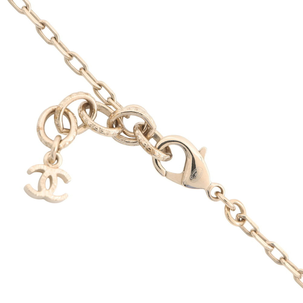 CHANEL Authentic Pearl Logo Necklace - Picture 5 of 11